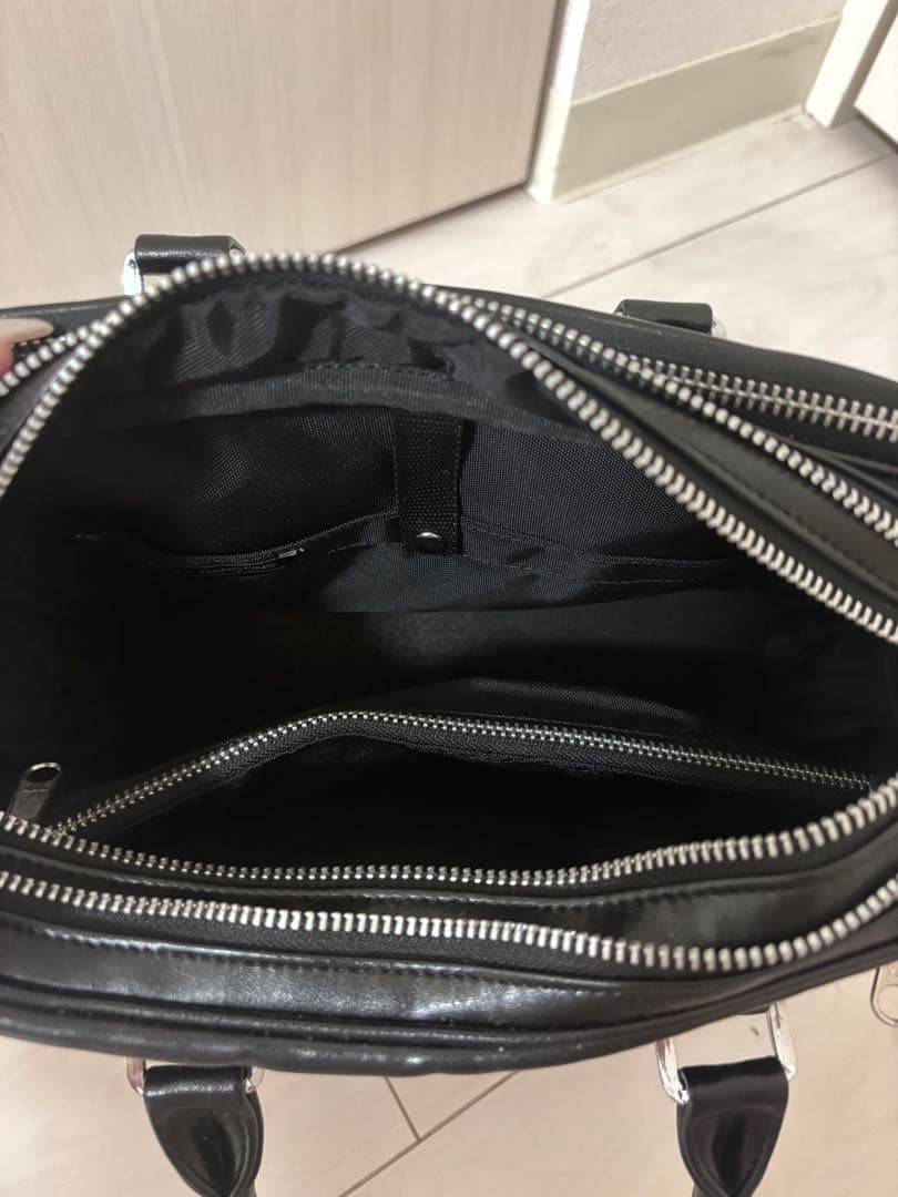 commedesgarcons ハンドバッグ　ダブルジップ