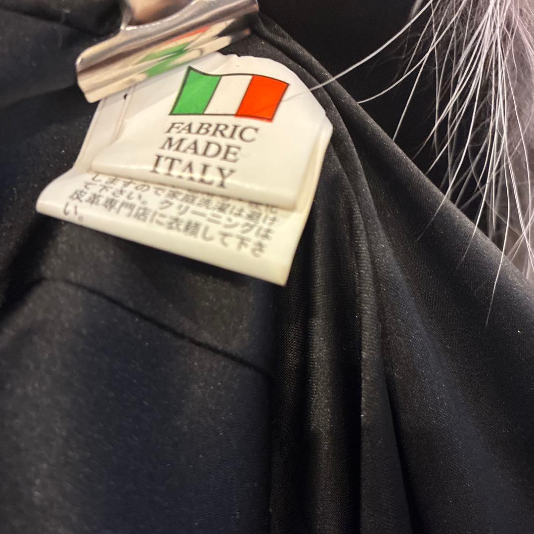 シルバーフォックスロングジレ　フード付き