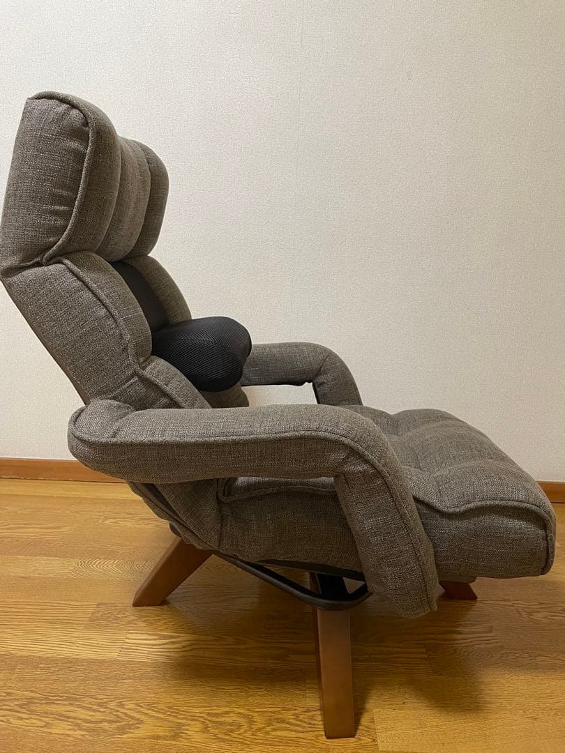 座椅子生活 明光ホームテック 腰の神様がくれた中座椅子 ブラウン