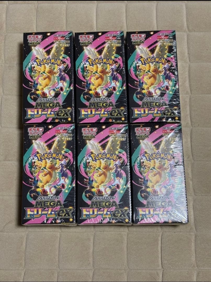 ポケモンカード MEGAドリームEX 6BOX　シュリンク付き