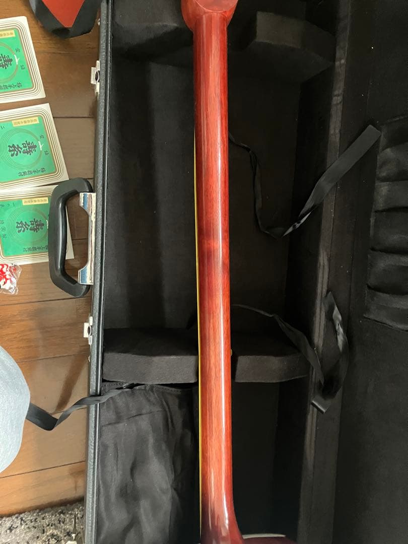 津軽三味線　左利き用　にちわ楽器製　合皮