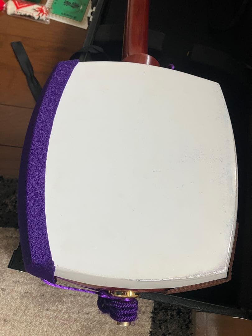 津軽三味線　左利き用　にちわ楽器製　合皮
