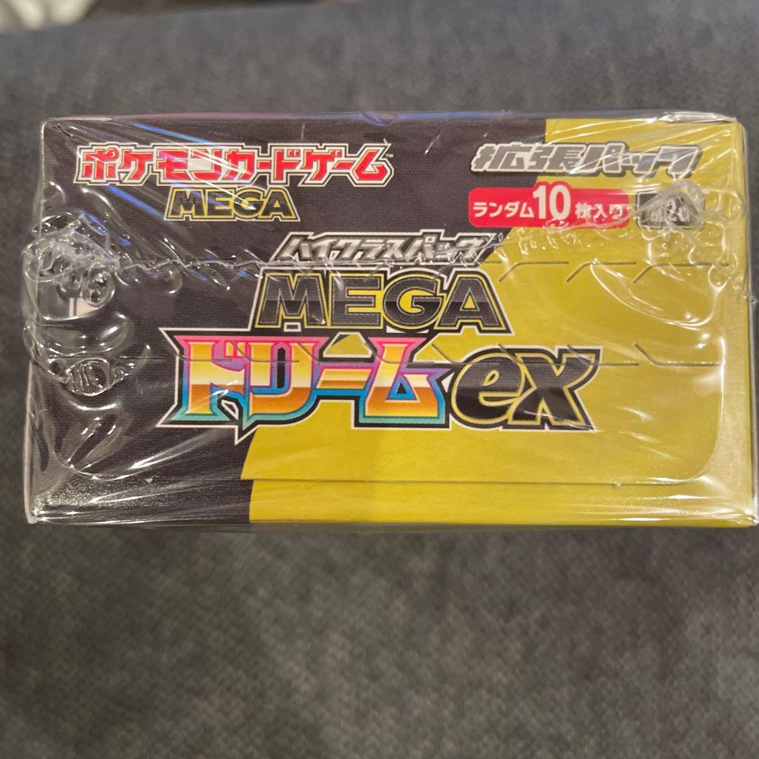 ポケモンカードゲーム 　megaドリームex　新品未開封　シュリンク付き1BOX