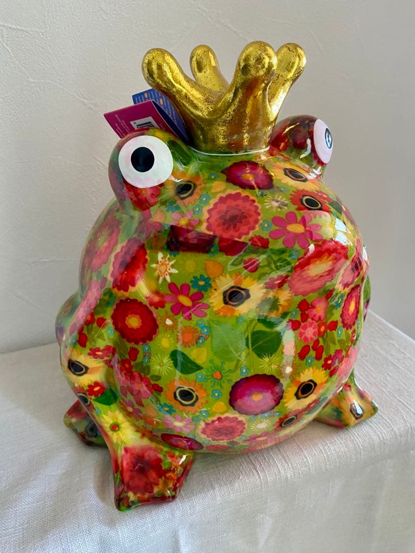 Pomme pidou ポンピドゥ ✳︎かえる貯金箱(L)