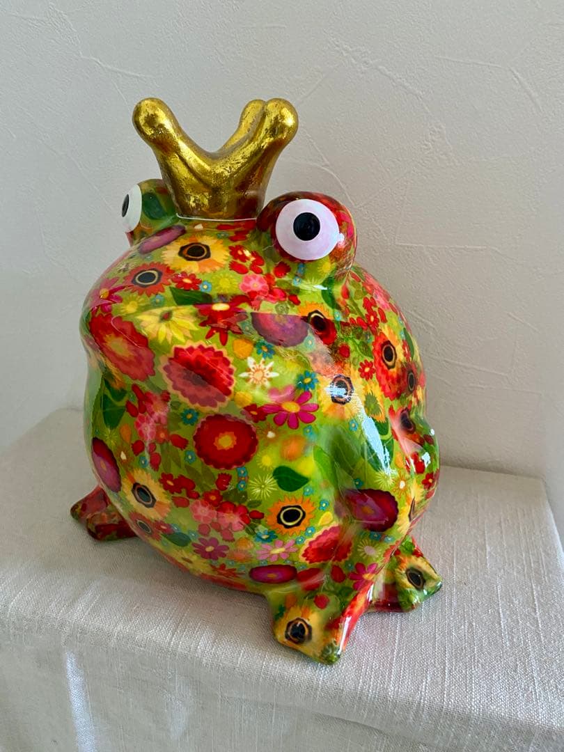 Pomme pidou ポンピドゥ ✳︎かえる貯金箱(L)