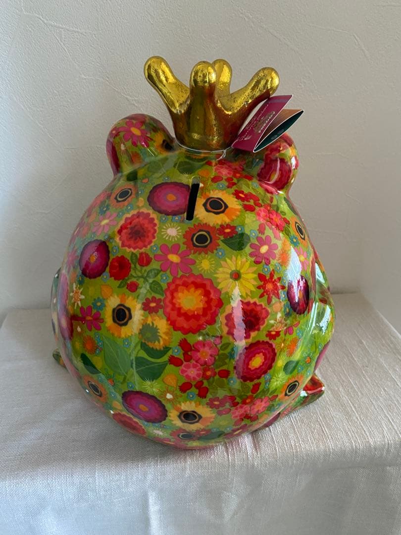 Pomme pidou ポンピドゥ ✳︎かえる貯金箱(L)