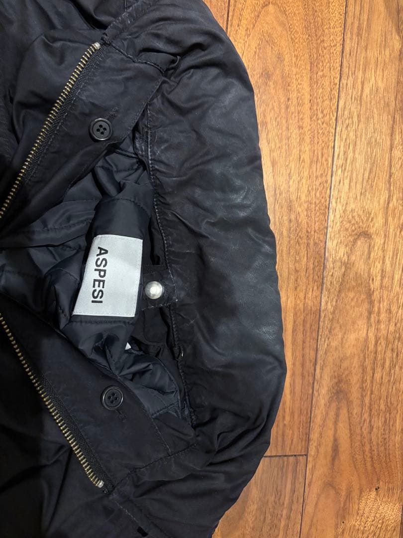 ASPESI ダークネイビー　ミリタリージャケット