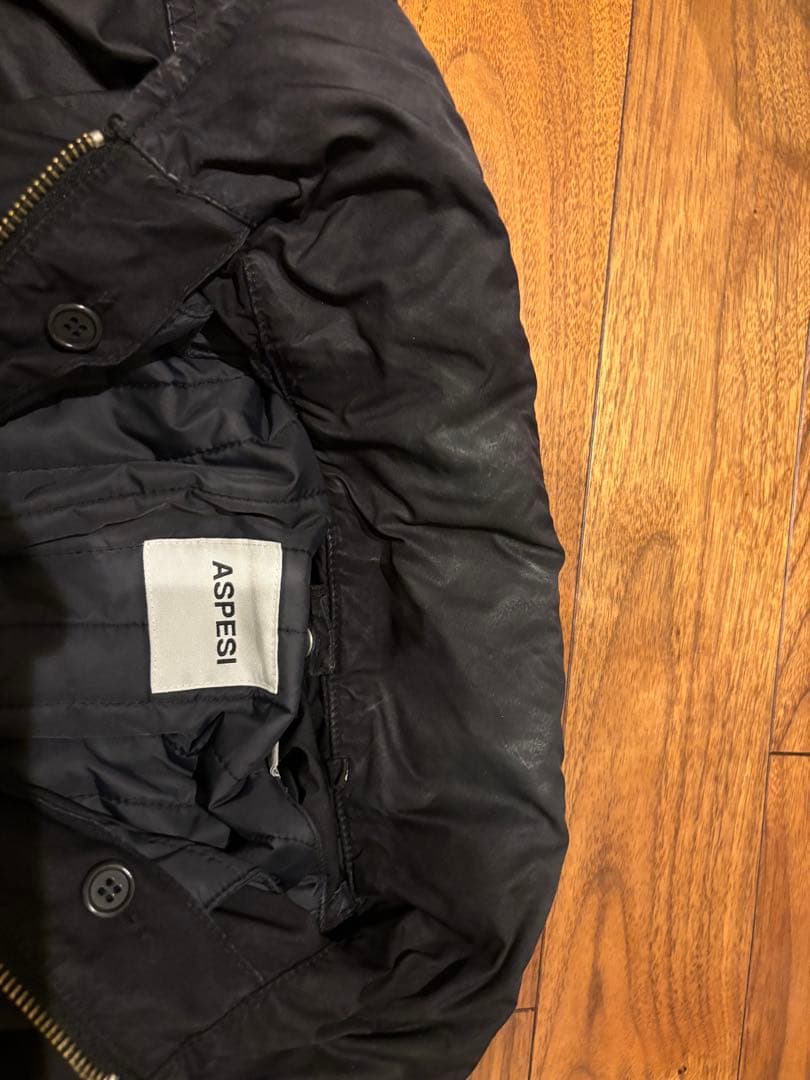 ASPESI ダークネイビー　ミリタリージャケット