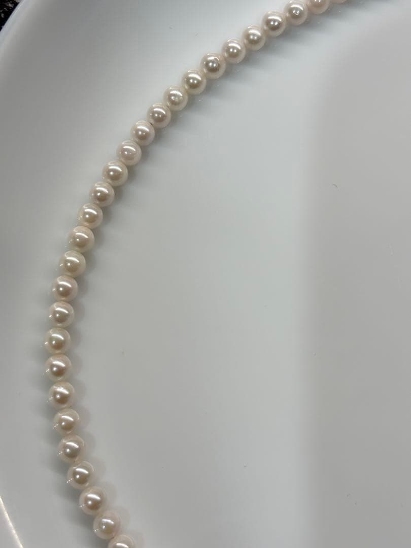 あこや真珠 ベビーパールネックレス ホワイトピンク 4.0〜4.5mm14KGF