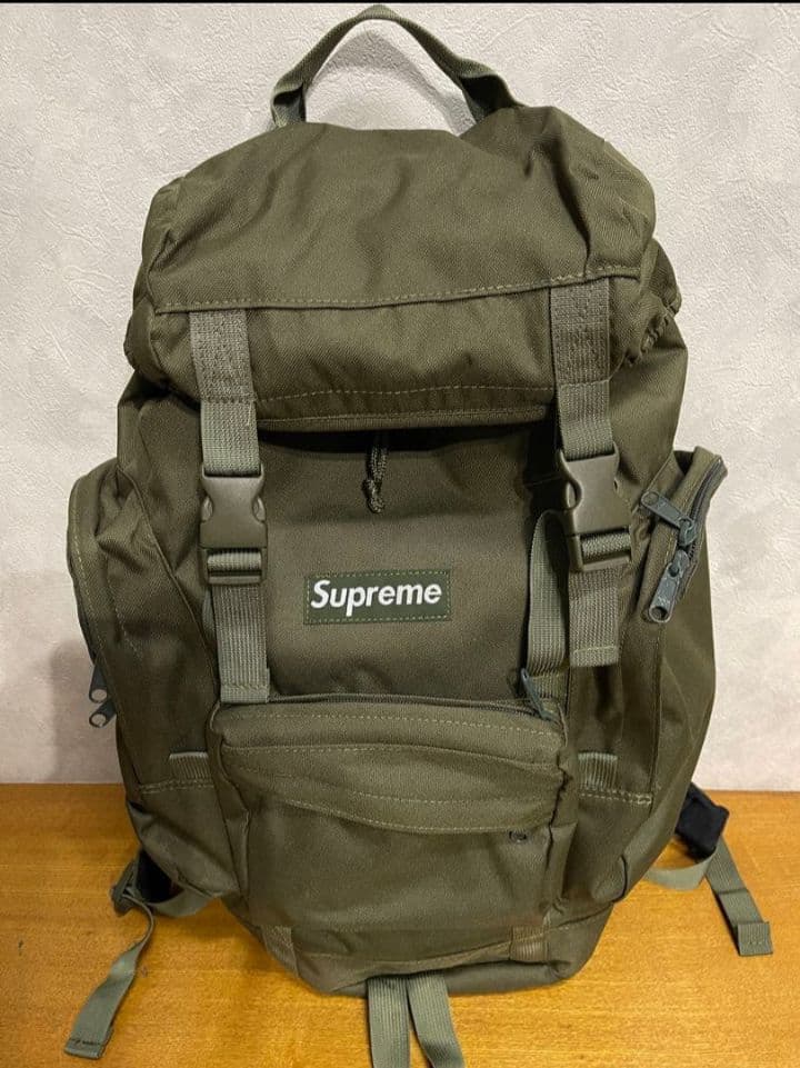 SUPREME 03SS ボックスロゴ バックパック カーキ