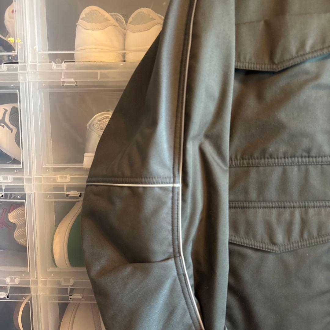 【美品】VALENTINO ミリタリージャケット グレー カーキ アウター