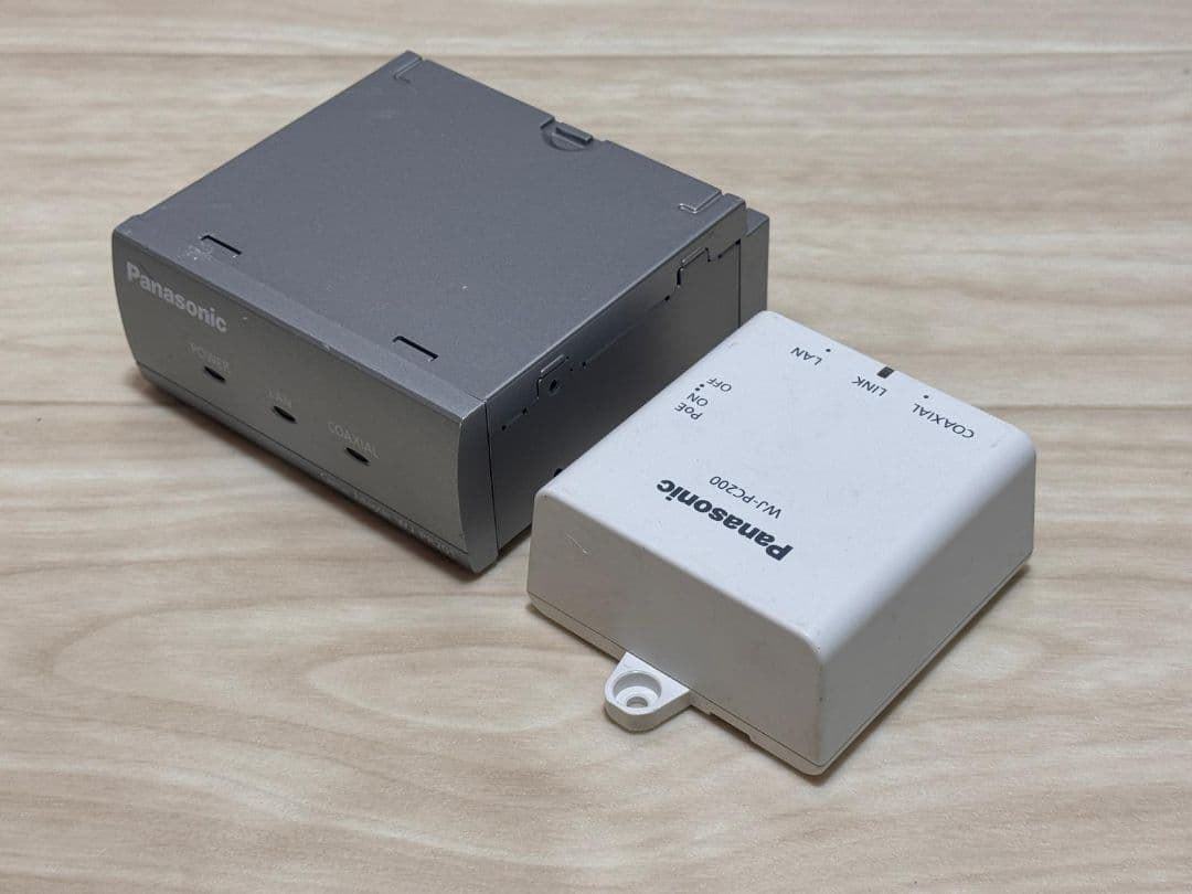 Panasonic WJ-PR201、WJ-PC200 コンバーター動作確認済み