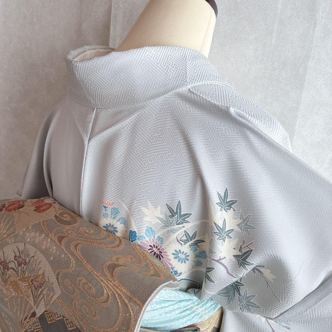 訪問着　フルセット　着物　トールサイズ　入学式　卒業式　正絹　おしどり　祝　J1