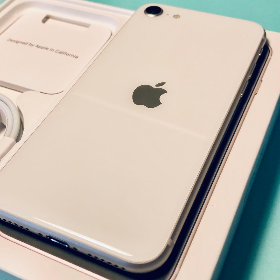 【純正バッテリー残量100%】iPhone SE3 128G スターライト 白