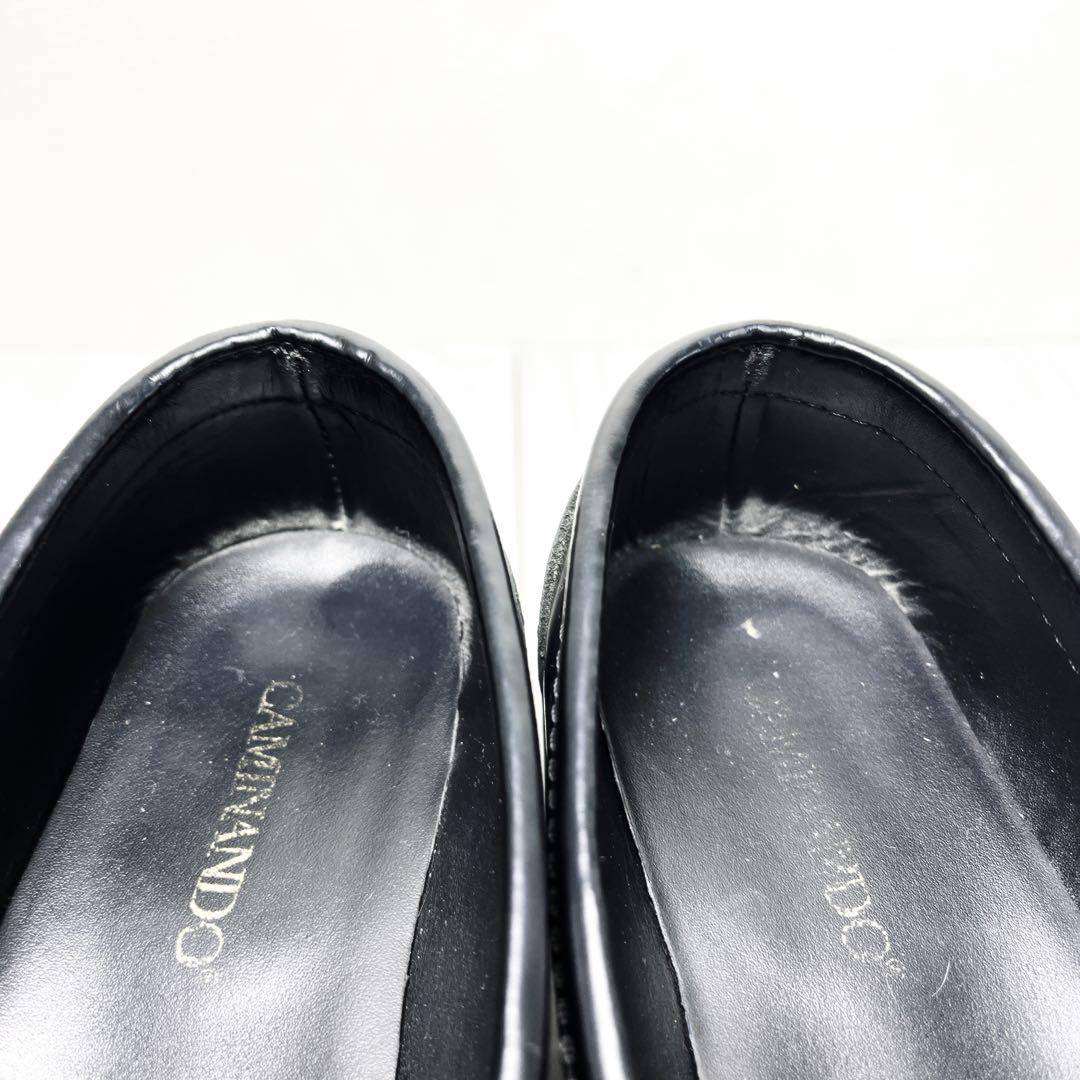 カミナンド ローファー サイズ6 厚底 ブラック