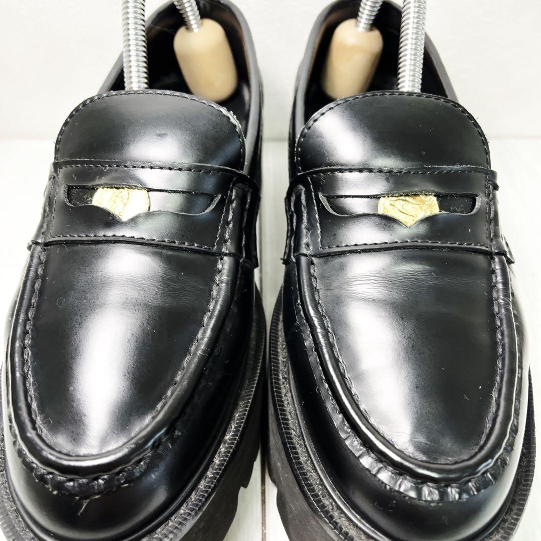 カミナンド ローファー サイズ6 厚底 ブラック