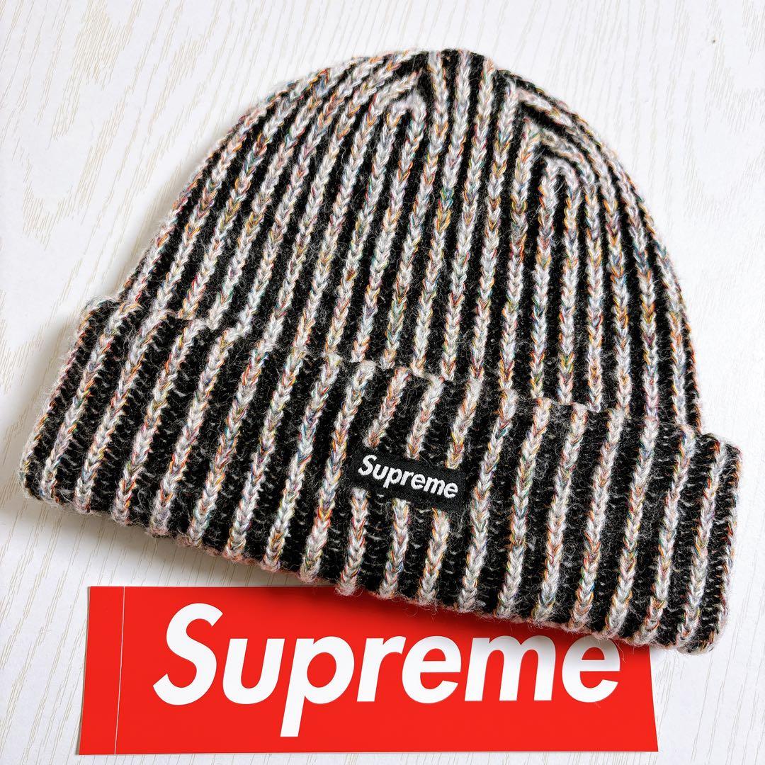 Supreme ニット帽　ビーニー　ウール素材　シュプリーム　ユニセックス