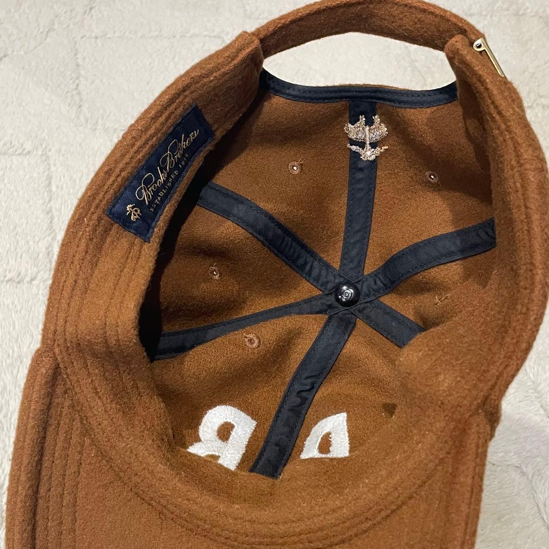 Brooks Brothers B.B. ウールキャップ　ブラウン