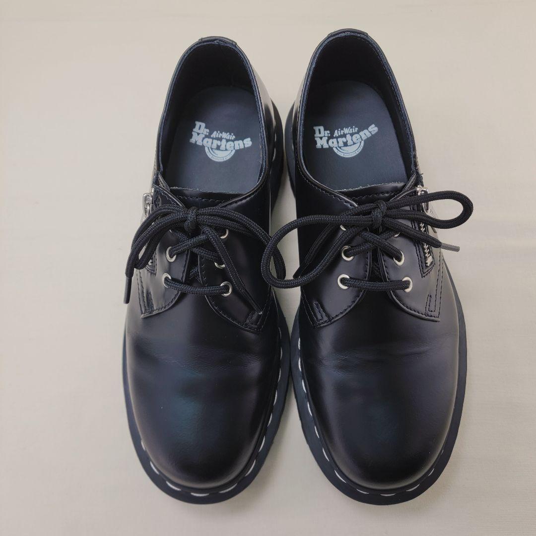 ドクターマーチン 1461 ZIP BEX ホワイトステッチ 3ホール 25cm