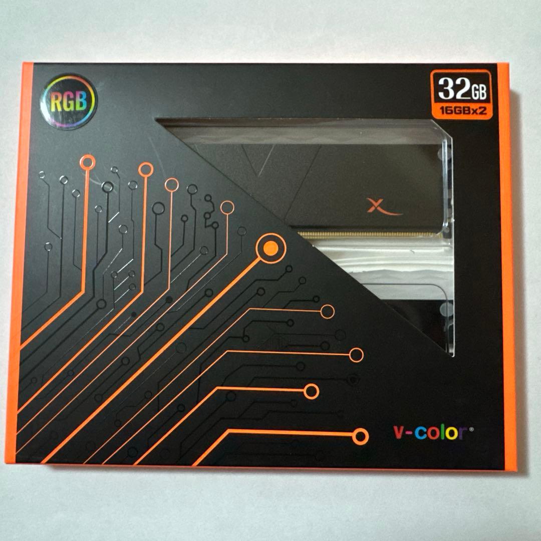 DDR5 メモリー　v-color 32GB RGB搭載