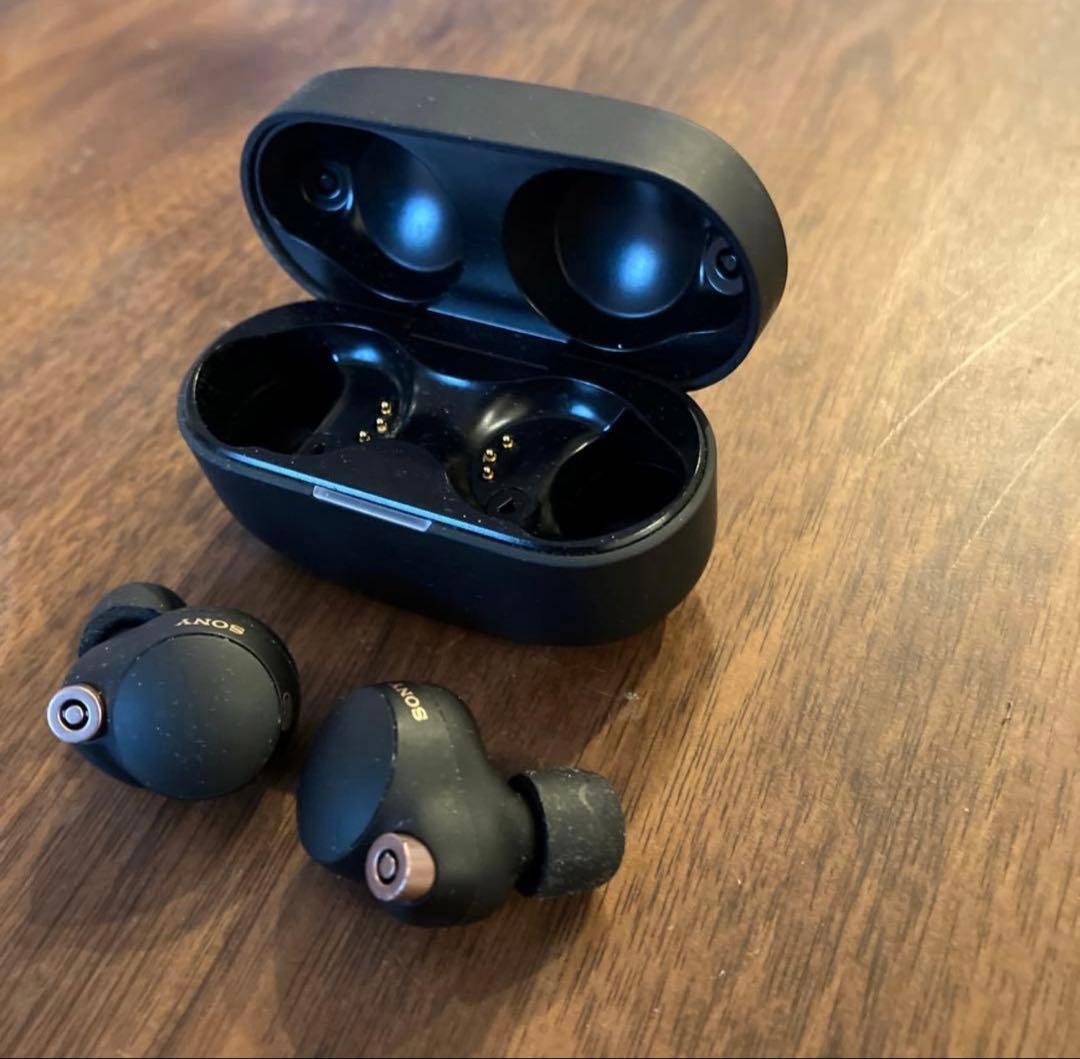 SONY フルワイヤレスイヤホン ブラック WF-1000XM4 BM
