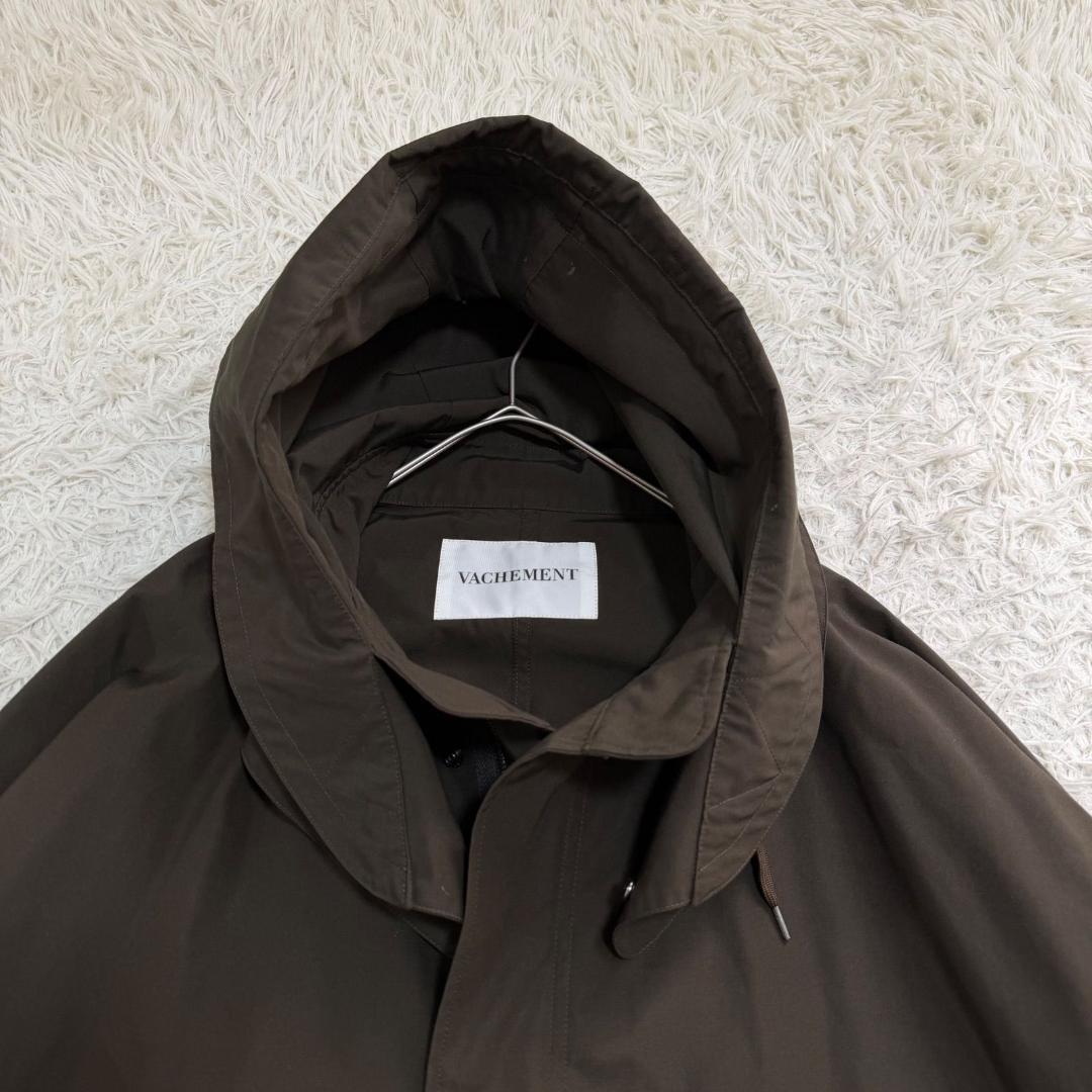 17056✨美品✨ヴァシュモン 撥水加工 ドローストリング モッズコート