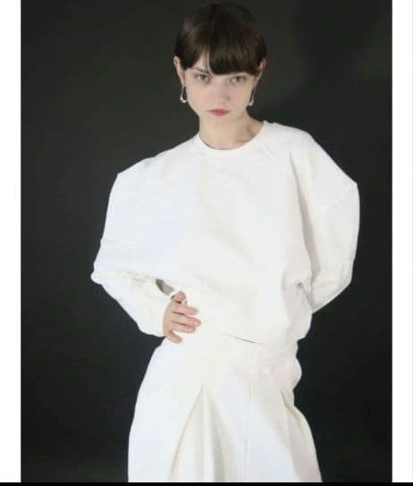 【新品未使用】AMOMMA PUFF SLEEVE SWEAT　裏毛