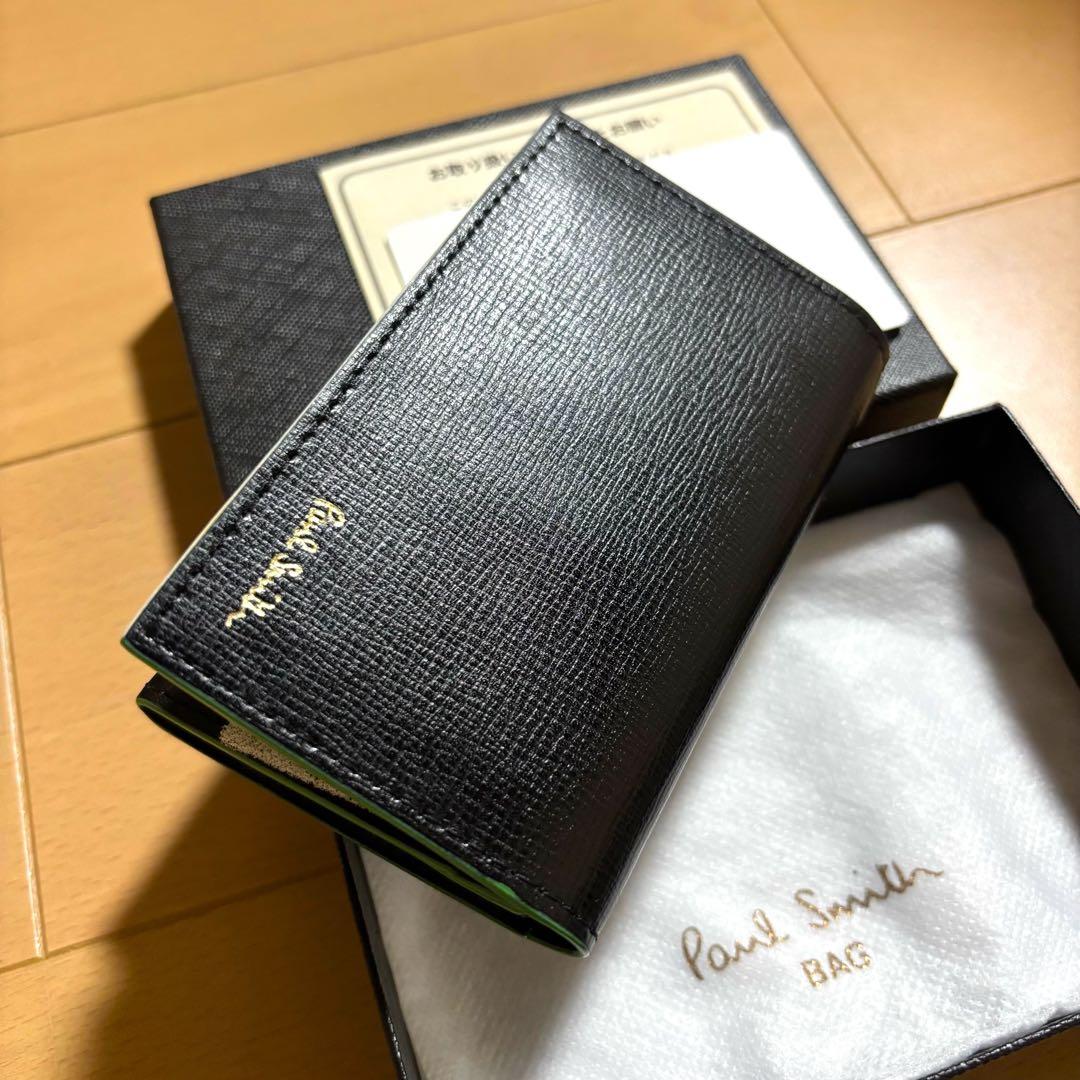 Paul Smith カラードエッジ　名刺入れ　ブラックカラー　新品未使用品