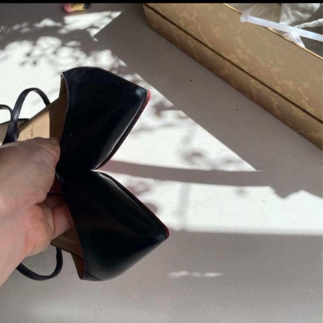 クリスチャンルブタン アンクルフラットシューズ　ミ　23