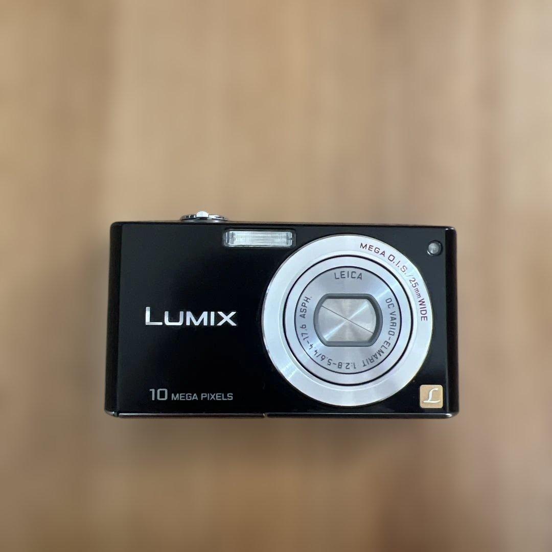 Panasonic LUMIX DMC-FX35デジカメ 黒 ケース 充電器付き