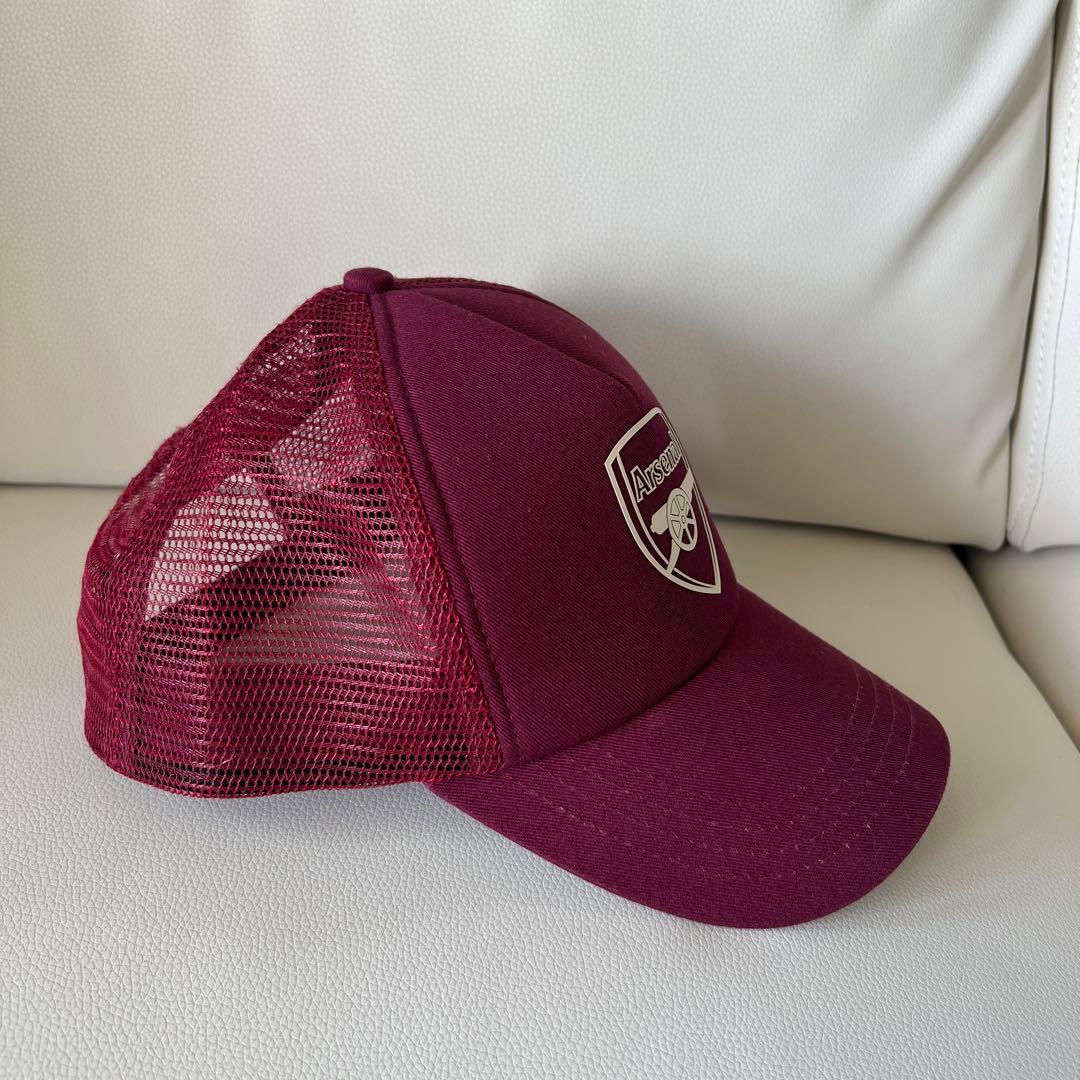 Arsenal アーセナル バーガンディ トラッカーキャップ