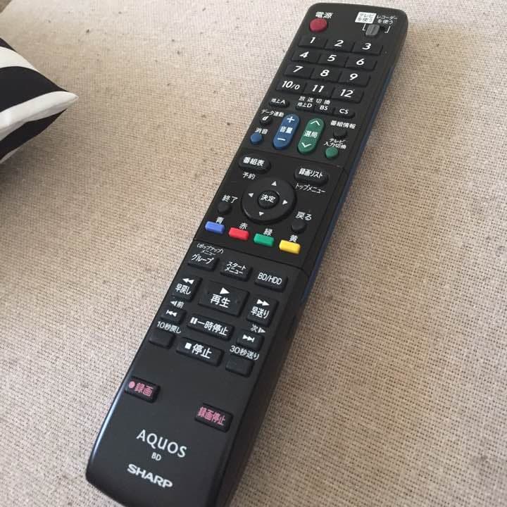 テレビ ブルーレイレコーダーセット リモコン新品