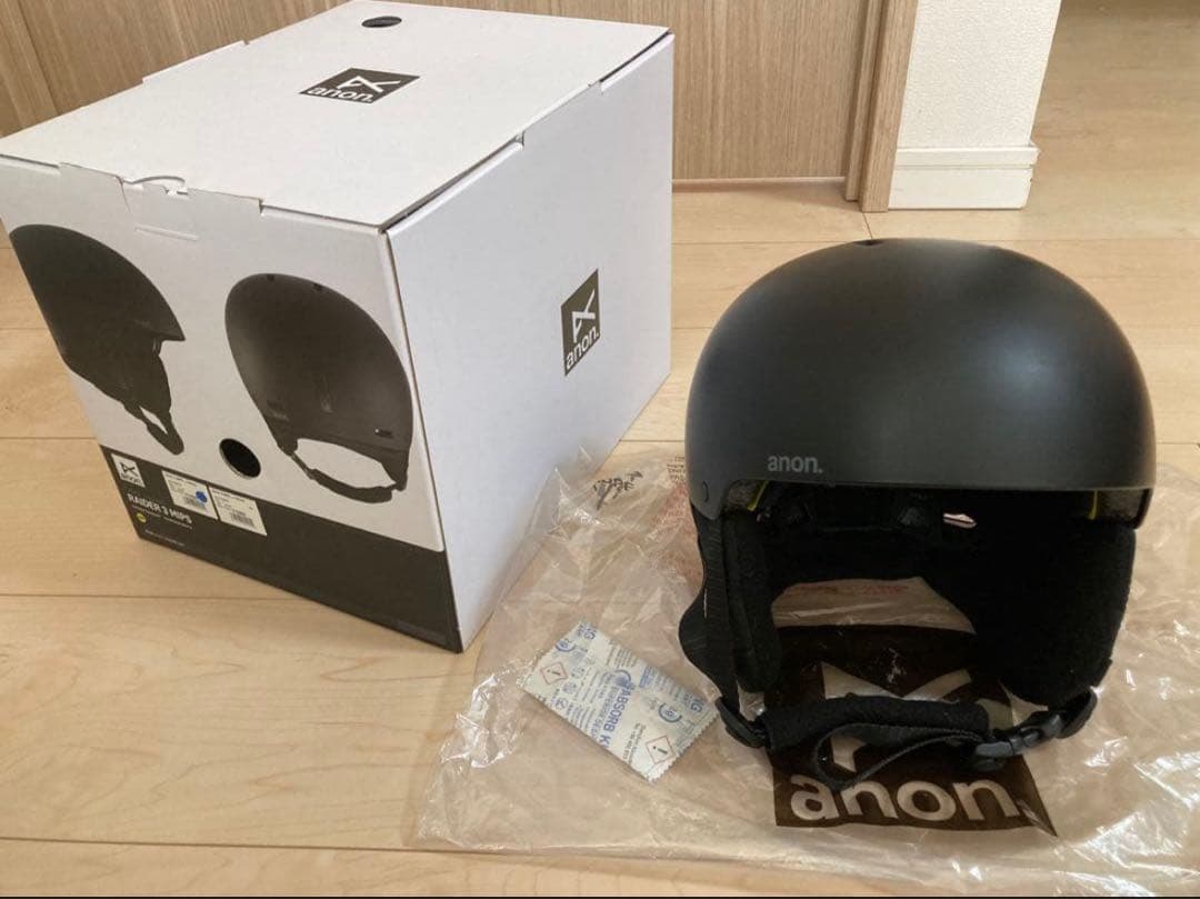 anonスキー&スノーボード ヘルメット 黒 S 【美品】