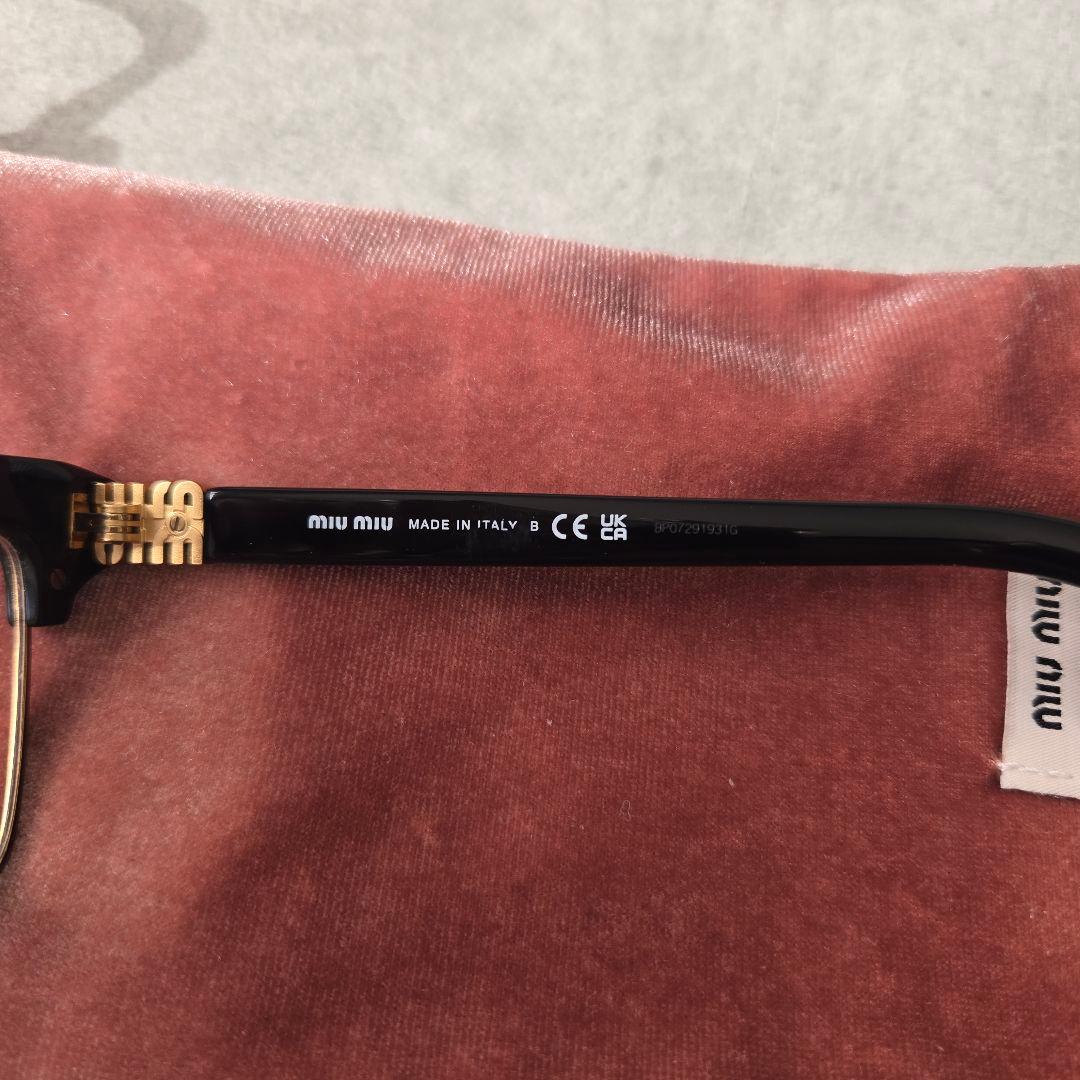 miu miu 24SS AWサングラス ランウェイ メガネ