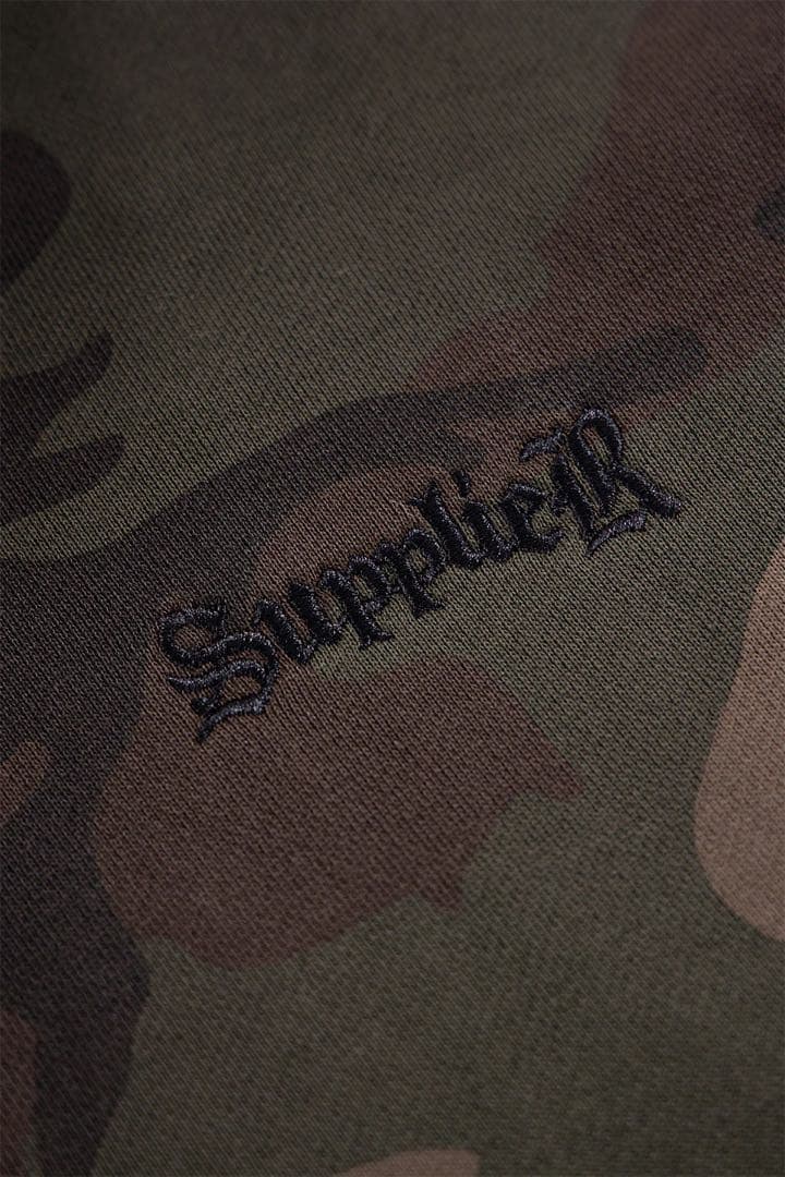 迷彩柄ファー付きジップアップパーカー　サプライヤー　パーカー　メンズ　レディース