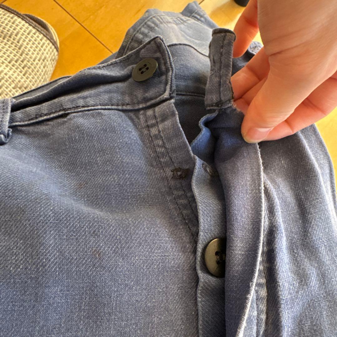 【50s フレンチ】モールスキン ワークパンツ パッチワーク　ボロ 襤褸
