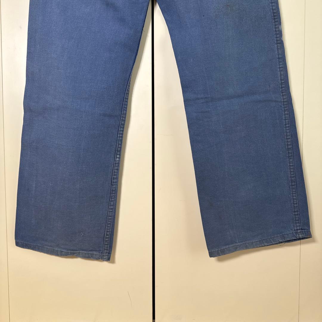 【50s フレンチ】モールスキン ワークパンツ パッチワーク　ボロ 襤褸