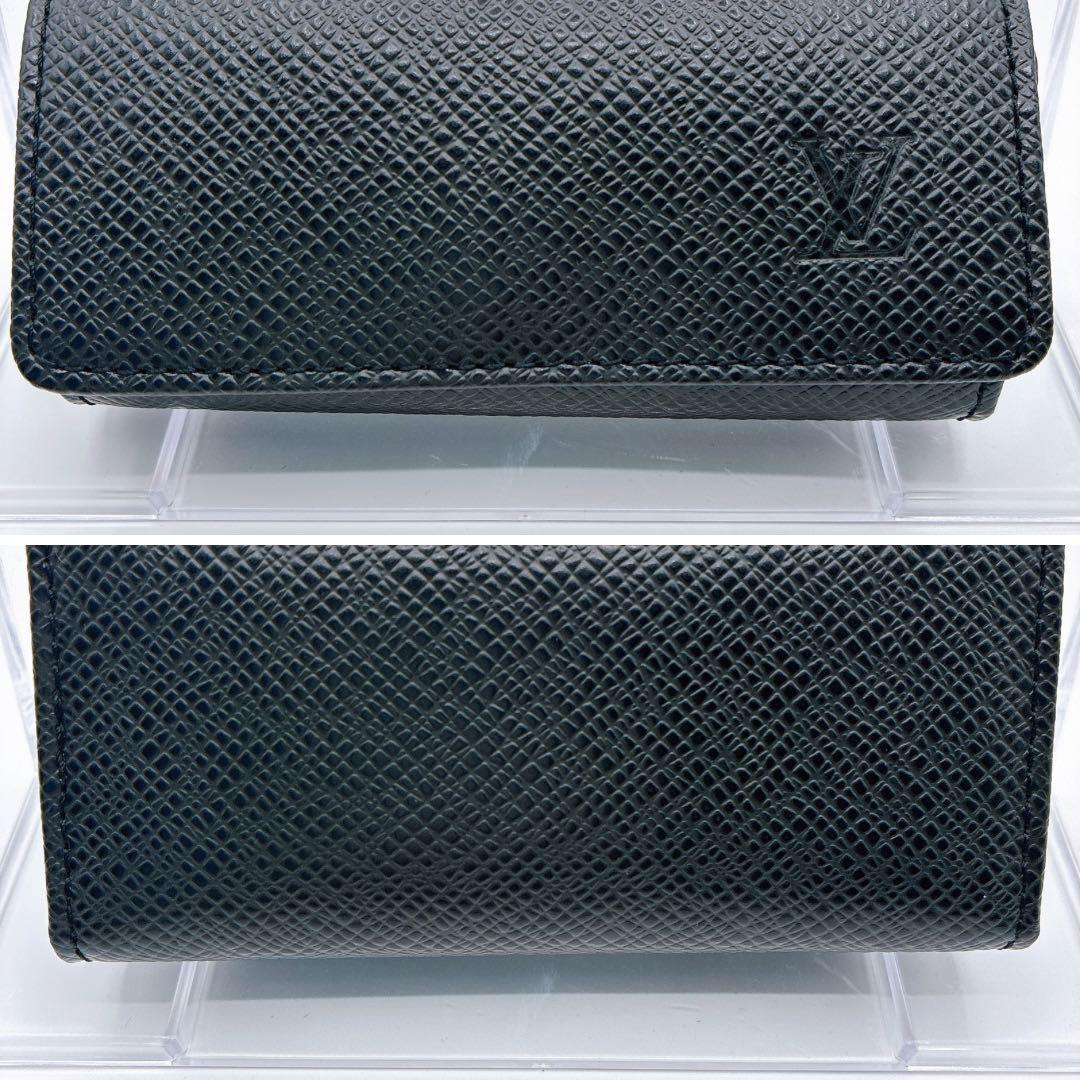 【美品】LOUIS VUITTON ルイヴィトン タイガ キーケース 4連 黒