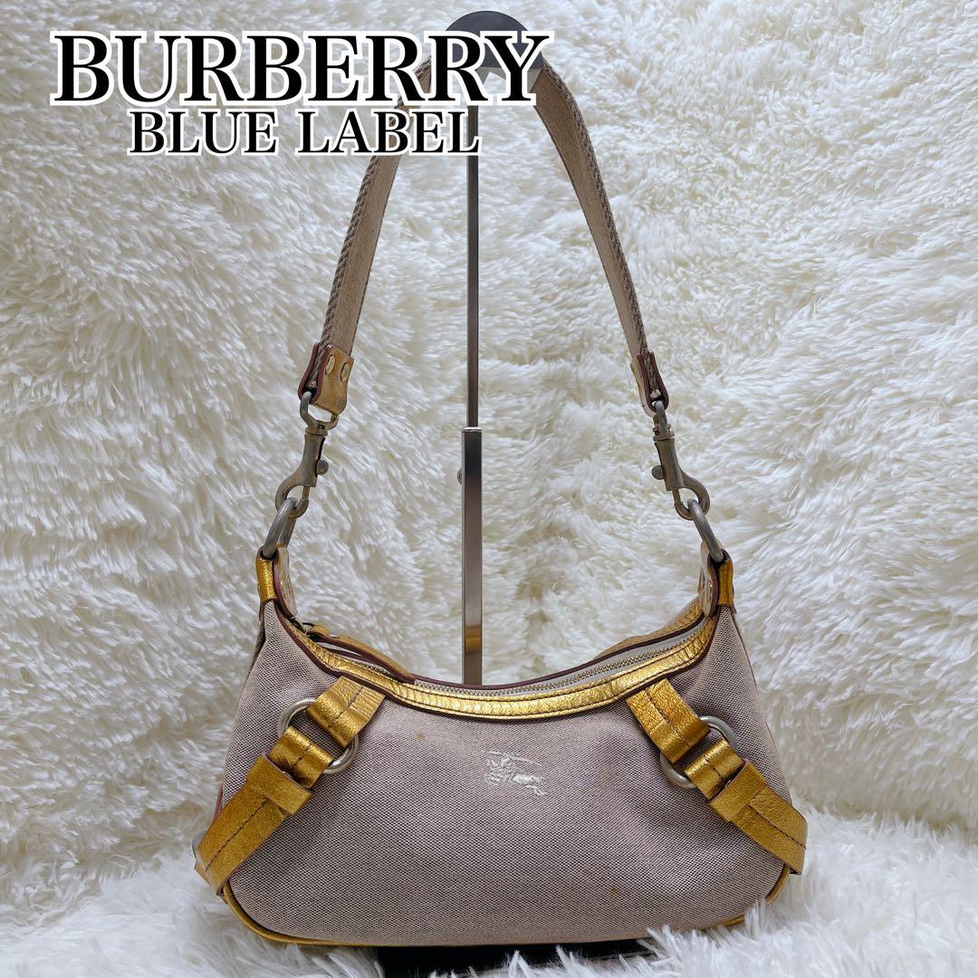 バーバリーブルーレーベル ワンショルダー ホースロゴ y2k バッグ
