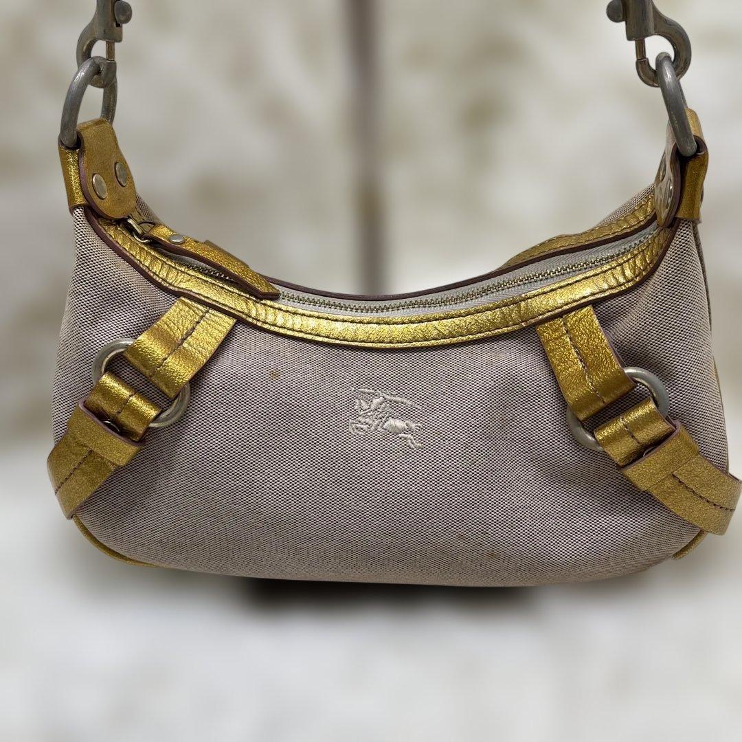 バーバリーブルーレーベル ワンショルダー ホースロゴ y2k バッグ