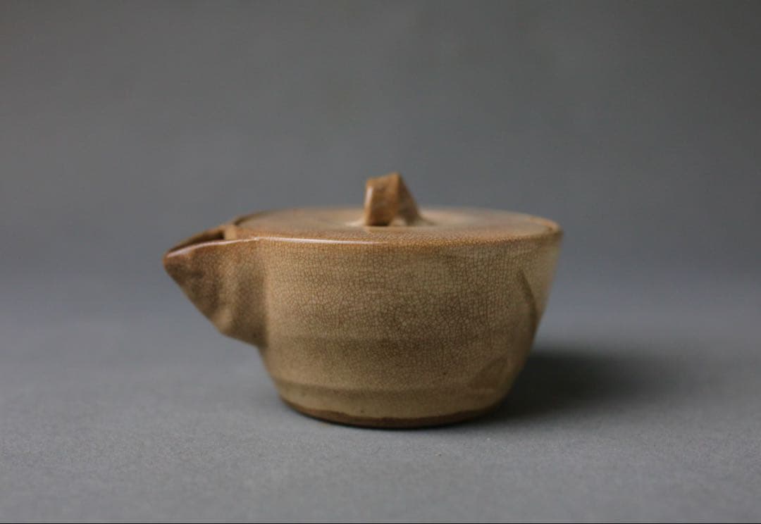 十世 坂高麗左衛門 萩焼 唐口 急須 宝瓶 共箱 茶器