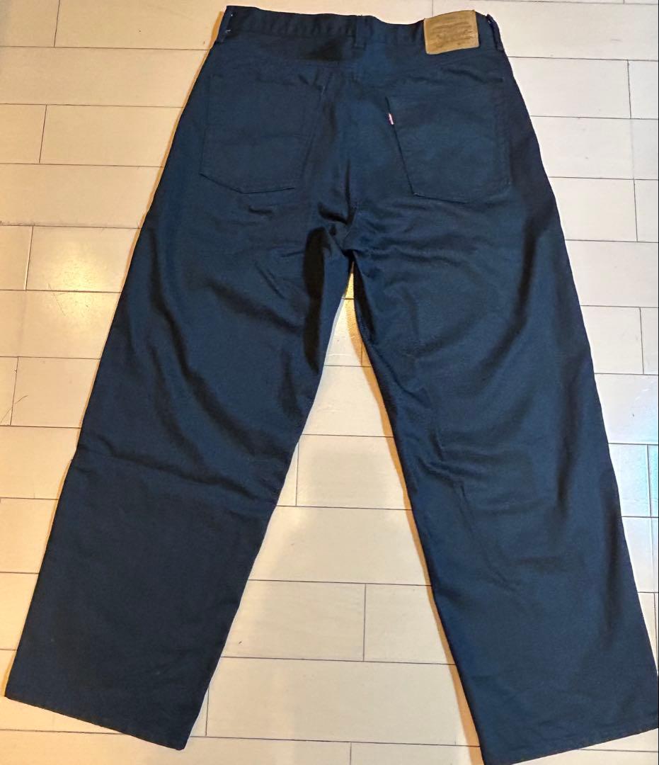 リーバイス578 バギー コーティングデニム ダークインディゴ W34