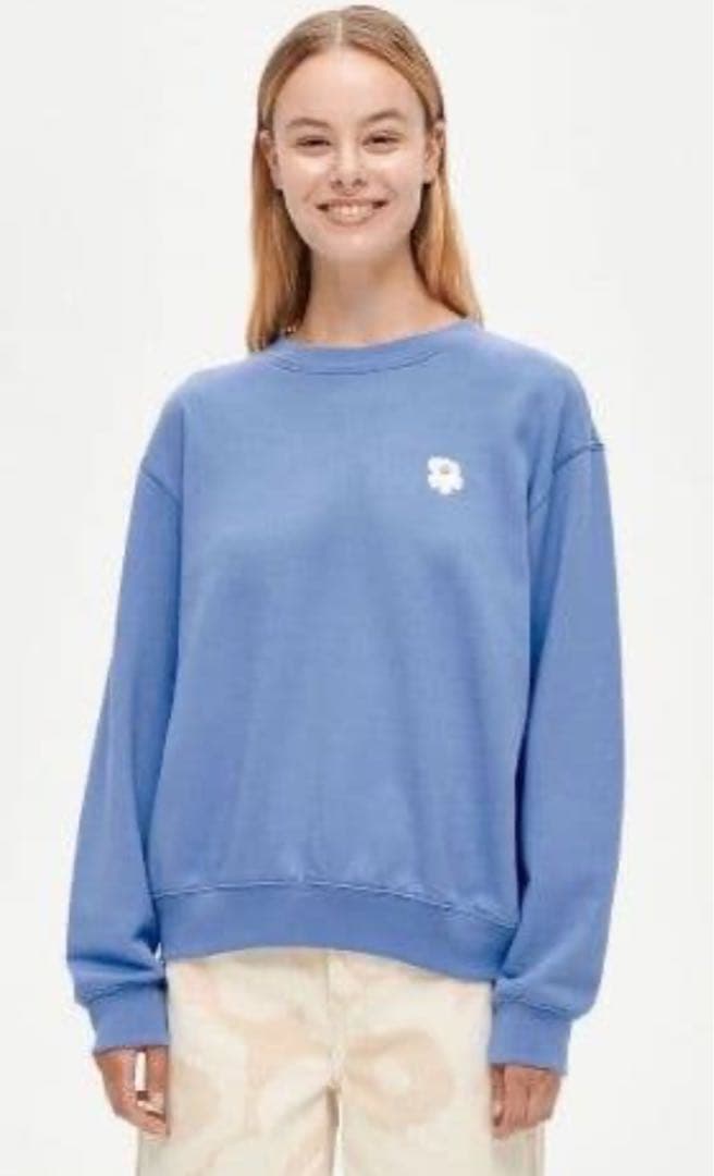 マリメッコ ブルー トレーナー XSサイズ