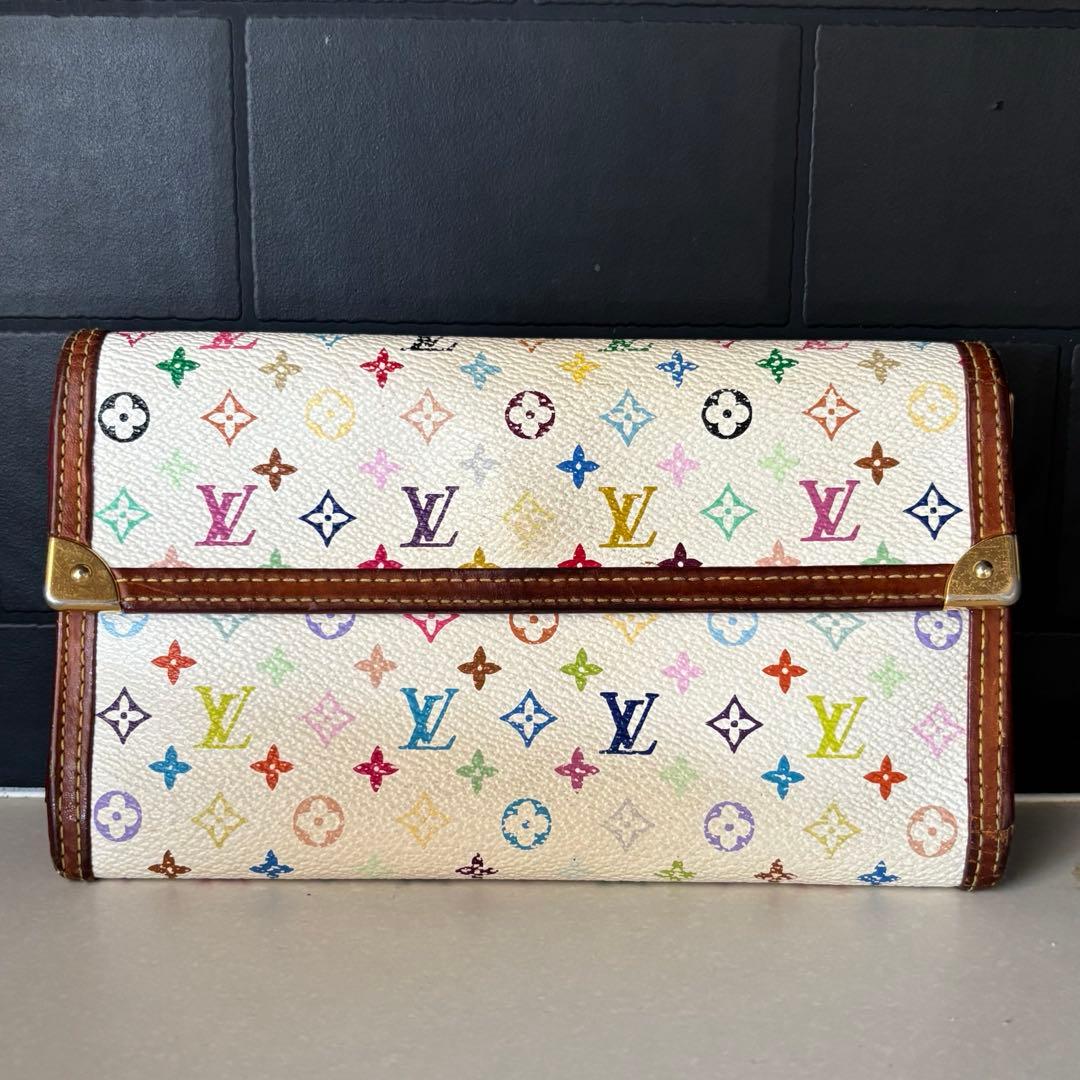 Louis Vuitton マルチカラー 長財布　箱付き