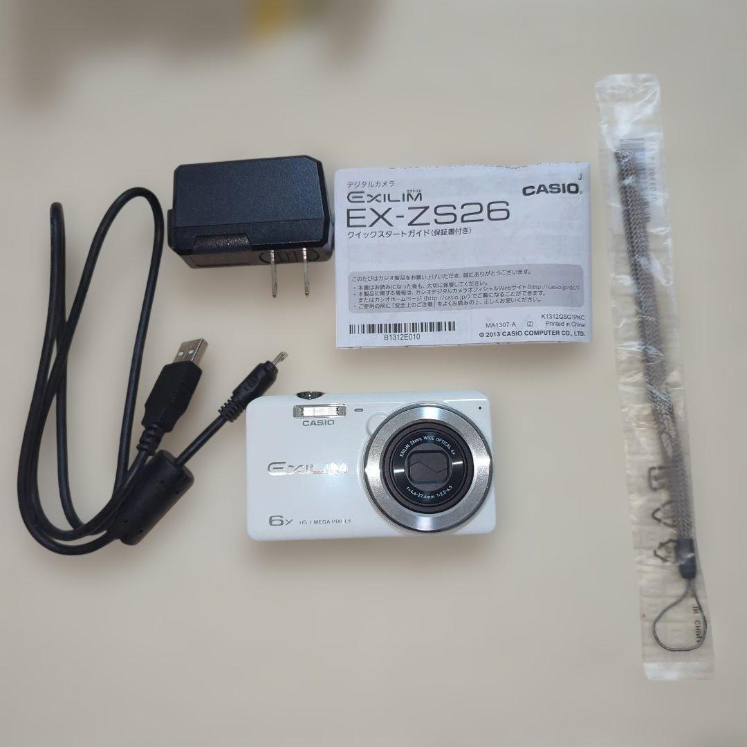 CASIO EXILIM EX-ZS26 コンパクトデジタルカメラ