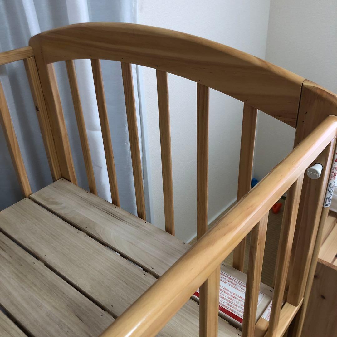 カトージ　木製ベビーベッド すのこ　レギュラーサイズ