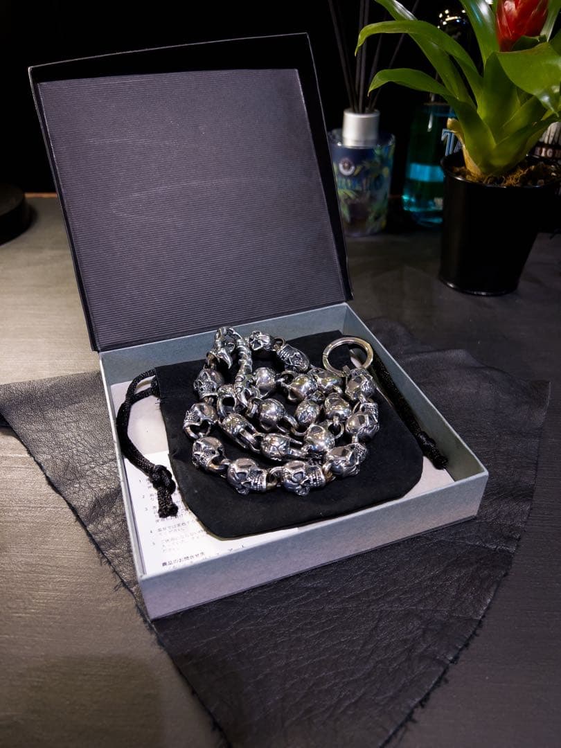 RA-studio silver925スカルウォレットチェーン