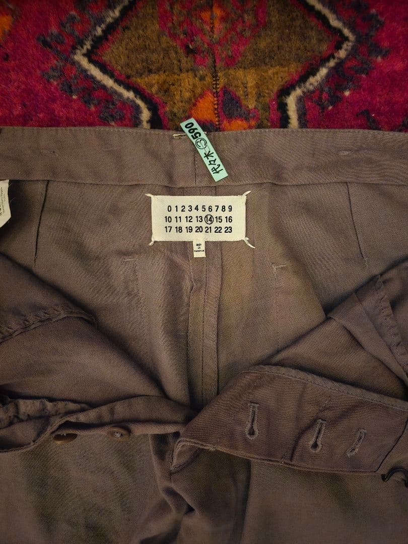 【メゾンマルタンマルジェラ】1４ マックイーンパンツ サイズ4８