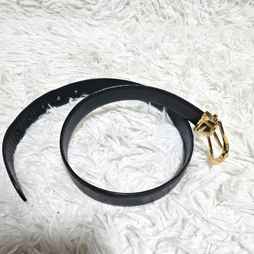 美品 CHANEL シャネル ベルト ゴールドバッグル フランス製