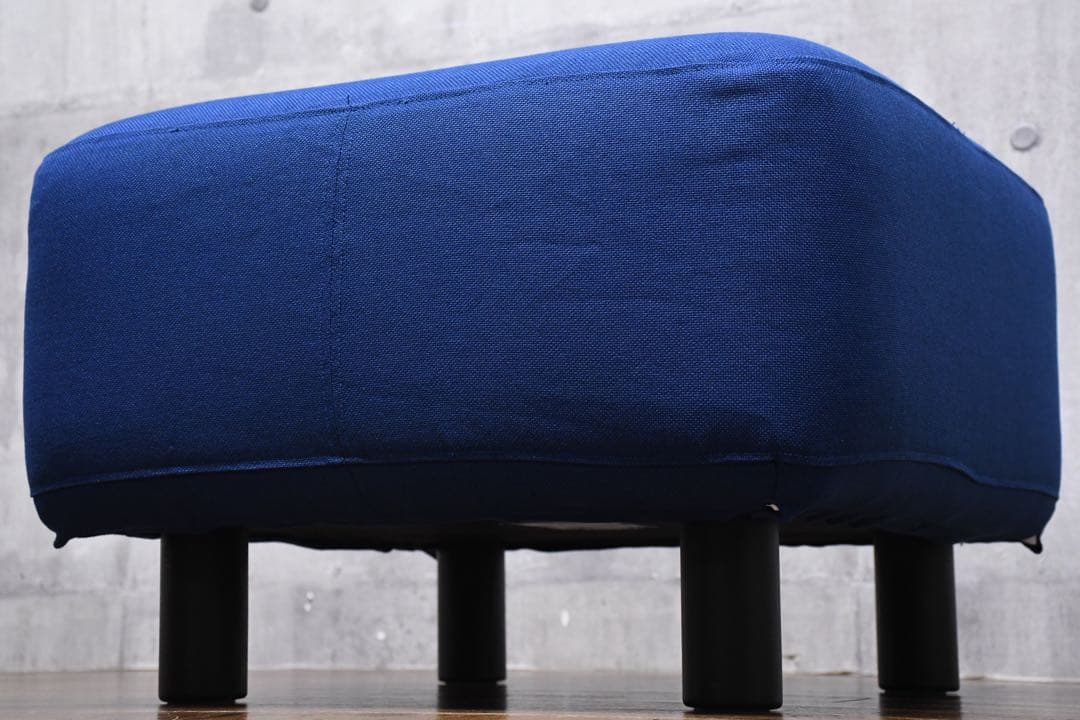 ECC2 MUJI 無印良品 ソファベンチ用オットマン ブルー系 カバーリング